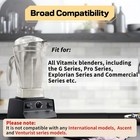 Stainless Steel Container 48oz replace For Vitamix 5000 5200 6300 6500 7500 E310