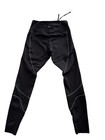 Nike Women   s Black Compression Leggings Drawstring Waist M Gym run Poly spdx