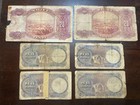 Albania Paper Money 6 Pcs 5   20  Franka Ari  Used 1926 