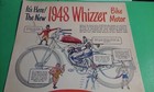 1948 Whizzer Bike Motor Engine Vintage Original Life Magazine Ad 11 X 14 