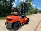 2007 Toyota 7fgu70 15500 Lb 3 Stage Mast Lp Gas Pneumatic Forklift Side Shifter