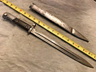 Wwii Czech Cz-24 Vz-24 Mauser Bayonet W  Scabbard Fits German K98