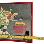Rare Seagram s 7 Seven Crown Country Minnesota Bar Mirror Sign Vintage