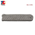 10 Feet  40-2 Duplex Roller Chain Complete Set With 2 Connecting Links