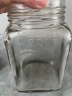 Antique 2qt Butter Churner Jar  560 And Atlas Glass Mark  Metal Top  Wood Handle