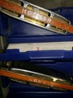 Vintage M  Hohner Blues Harp Key  Harmonica With Case Made In Germany Lot Of 4 
