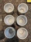 Ceramarte Brew Or Wine Set Vtg 70s Grapes Brazil Monks 6 Pc Ceramic Cups