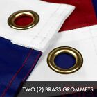 American Us Usa Flag 3x5ft Embroidered Polyester Brass Grommets By G128
