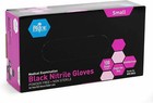Medpride Medical Examination Nitrile Gloves n s Powder Free  Small-black-1000 cs