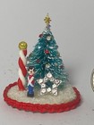 Artisan Christmas Tree   Santa s Elf Centerpiece 1 12 Dollhouse Miniature Ooak