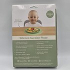 Upward Baby Silicone Divided Suction Plate Bpa Free Food Grade Silicone Green