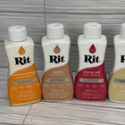 New Lot 7 Rit Liquid Dye All Purpose Fabric Color 8 Fl Oz W  Colorstay Fixative