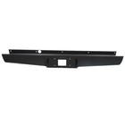 Black Rear Steel Bumper Roll Pan With Plate Light For Colorado Canyon 04-12