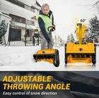 24v Cordless Snow Shovel  13-inch Electric Snow Blower W  4 0ah Battery charger