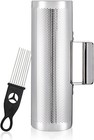 12  X 4  Stainless Steel Guiro With Scraper Latin Percussion Shaker Instrument