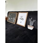 Desert Themed Kids Playroom Decor - 2 Frames And A Wooden Cactus