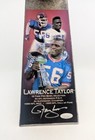 Lawrence Taylor Autographed 14 5    Football    super Bowl    Replica Trophy