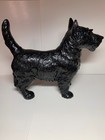 Vintage Hubley Scottie Dog Cast Iron Door Stop Black 11   Long - 8 5  High