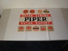 Vintage 1970 s Extra Strong Piper Extra Export Beer Pub Bar Towel 20  X 9 