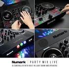 Numark Party Mix Live Dj Controller With Speakers  Lights  2 Decks  Mixer  Audio