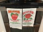 Thompson s Mills Cotton Dish Towels  Flour Sack - Set Of 2  1 Of Each Style  