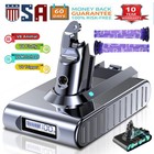 21 6v 9000mah Battery For Dyson V6 Sv03 Sv04 Sv05 Sv08 Dc58 Dc59 Dc62   Filters