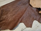 5-6oz Veg Tan Medium Brown Full Grain Single Shoulder Leather Hide Sheet panel