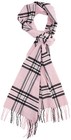 Cashmere Feel New England Plaid Scarf - 100  Acrylic - Super Soft - Pink