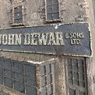 Vtg Dewar s White Label Scotch Whisky Styrofoam Sign Perth Scotland 3d Whiskey