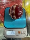 Red Premium Quality Leather 6 Piece Senior Ideal Cricket Ball Bat Friendly