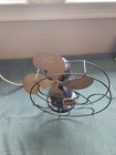 Antique 1930 s Emerson B Jr 10 Inch Non-oscillator Fan Black Doesn t Work