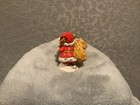 Wee Forest Folk  santa Mouse   m-043  From 1980 Retired Annette Peterson - Mint 