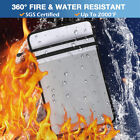 Large Fireproof Money Bag Fire Proof Document Pouch Waterproof Safe Cash Folder