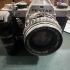 Pentax Mx Silver 35mm Slr Film Camera W  Smc Pentax 55mm F 2 Lens