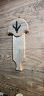 Turkey Fan Plaque Box Call Handle Barnwood