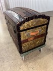 Antique Camelbak Steamer Trunk  With Key