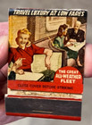 Vintage Matchbook Train Railroad Pennsylvania Rail Locomotive Matches