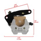 For Yamaha Raptor 660r Yfm660r 2001-2005 Front And Rear Brake Caliper W  Pads