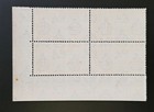 Barbados 1946 Kgvi Peace Victory Issue Cornor Blocks Sc 207  Sg 262 Plate  a1