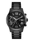 Guess Men s Classic Chronograph Black Dial Watch - W0668g5 New