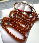 Antique Natural Baltic Amber 42g  Islamic Prayer Rosary 9 Mm  99 Beads Tesbih