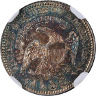 1829 Bust Half Dime Gorgeous Toning Ngc Ms65 Superb Eye Appeal Strong Strike