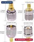 Sma To Uhf Antenna Adapter  Sma To Pl259 So239 Uhf  Ham Radio Kits