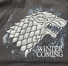 Hbo Official Game Of Thrones Winter Is Coming Stark Dire Wolf Hoodie 2xl Unworn