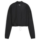 Puma Fit Move Woven Half Zip Jacket Womens Black Casual Athletic Outerwear 52481
