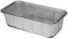 2 Lb  Disposable Aluminum Foil Loaf   Bread Pan W clear High Dome Lid 100 Sets 