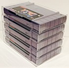 25 Snes Cartridge Protectors  Custom Clear Cases Super Nintendo Video Game Carts