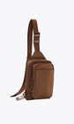 B  is The Sport Sling  In Maple   Brown Crossbody Athletic Gym Bag - New