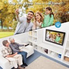 15 6-inch Digital Smart Picture Frame With Wifi  Hd Touch Screen  64gb Storage