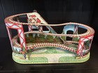 50   s Vintage J Chein Tin Litho Key Mechanical Windup Toy Roller Coaster Only 